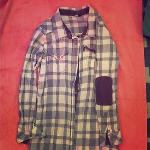 Kavu flannel shirt dress